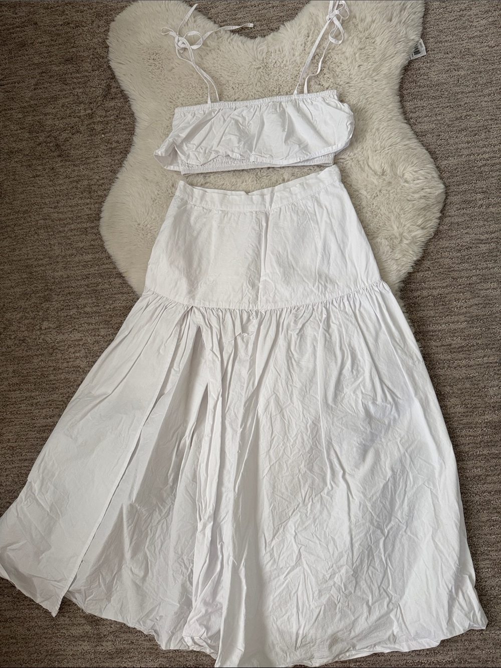 Showpo White Crop Top